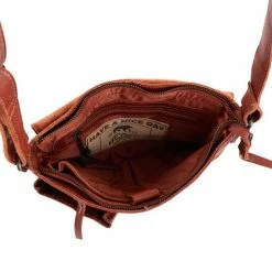 Uitgang 🔔 Bear Design Lauro Leren Klep Schoudertas - Cognac 🎉 -Tassen-dames Winkel 550x550 434