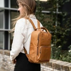 Beste recensies van 🧨 Chesterfield Danai Leren Rugzak - Cognac 😀 -Tassen-dames Winkel 550x550 450