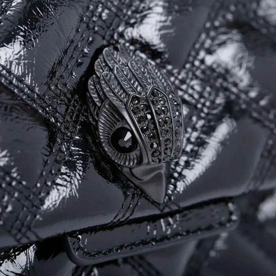 Beste Verkoop ⌛ Kurt Geiger Londen Kurt Geiger London Dames Schoudertassen Kurt Kensington Bag - Zwart ✔️ 5 Beste Verkoop ⌛ Kurt Geiger Londen Kurt Geiger London Dames Schoudertassen Kurt Kensington Bag - Zwart ✔️ - Afbeelding 3