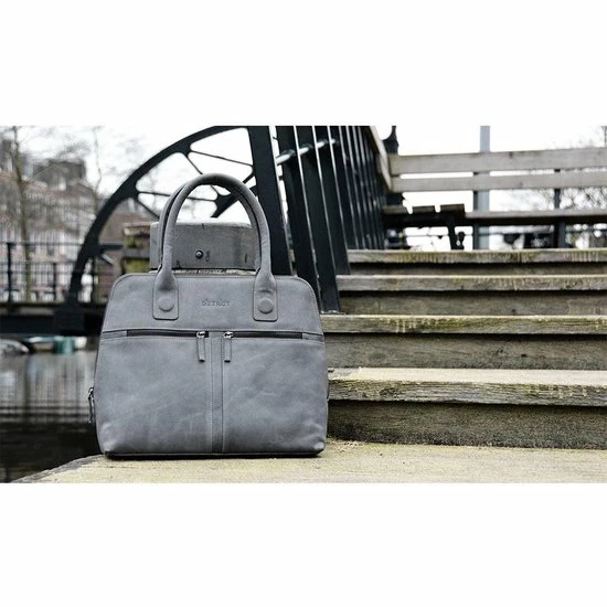 Gloednieuw 🥰 DSTRCT Fletcher Street Dames Laptoptas - Grey 🥰 7 Gloednieuw 🥰 DSTRCT Fletcher Street Dames Laptoptas - Grey 🥰 - Afbeelding 5