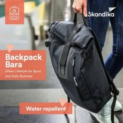Promo 🤩 Skandika Bara Rugzak – Rugzakken - Rugzak Dames – Rugzak Heren - Urban Style Ontwerp Rugtas – Daypack - Messenger Bag - Business Laptop Bag Reistas - Waterafstotend – 28 X 14.5 X 60 Cm (L X B X H) – 35 Liter - Voor School & Reizen – Grijs 🤩 -Tassen-dames Winkel 550x550 561