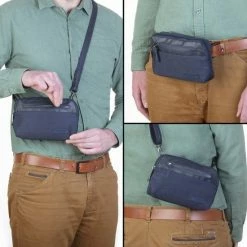 Coupon 😍 Travelon Metro Anti-diefstal Crossbody - Schoudertas - Heuptas - Veilig Op Reis - Blauw 🧨 -Tassen-dames Winkel 550x550 594