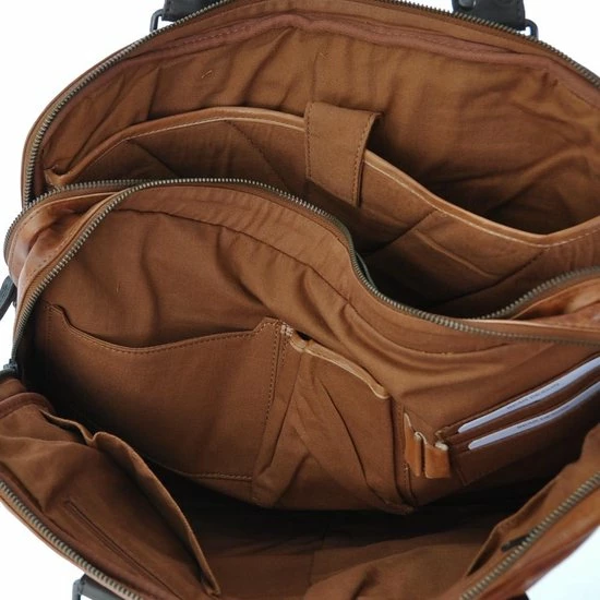 Beste deal 😀 Bear Design Leandro Leren Laptoptas - 15 Inch - Cognac / Bruin ❤️ 8 Beste deal 😀 Bear Design Leandro Leren Laptoptas - 15 Inch - Cognac / Bruin ❤️ - Afbeelding 6