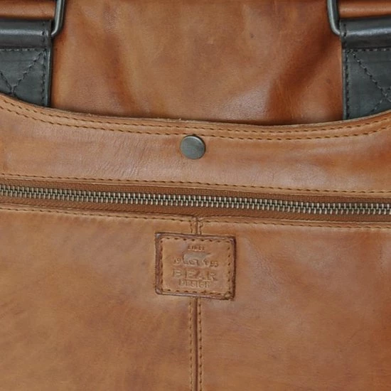 Beste deal 😀 Bear Design Leandro Leren Laptoptas - 15 Inch - Cognac / Bruin ❤️ 12 Beste deal 😀 Bear Design Leandro Leren Laptoptas - 15 Inch - Cognac / Bruin ❤️ - Afbeelding 10