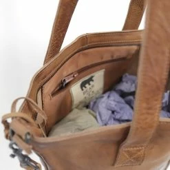 Beste deal ✨ Bear Design Juul Leren Shopper - Cognac 🔥 -Tassen-dames Winkel 550x550 642