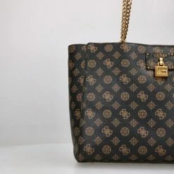 Uitgang 🔥 Guess Medium Schoudertas / Crossbody Tas Dames - Centre Stage - - Bruin ✔️ -Tassen-dames Winkel 550x550 656