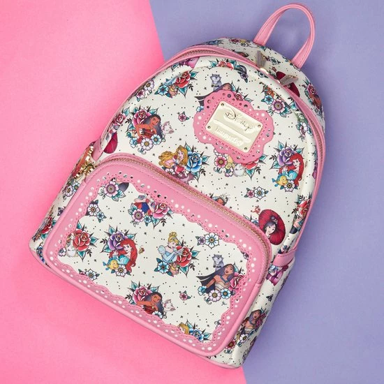 Nieuw 💯 Disney Loungefly Rugtas Princess Tattoo ✨ 9 Nieuw 💯 Disney Loungefly Rugtas Princess Tattoo ✨ - Afbeelding 7