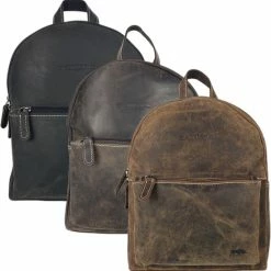 Begroting 💯 Arrigo - Rugzak Dames Klein Leer - Leren Rugzak - Buffelleer - Cognac ⭐ -Tassen-dames Winkel 550x556 4