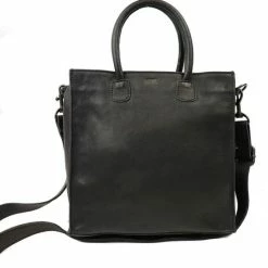 Beste deal 🎉 Bear Design Grote Schoudertas / Crossbody Tas Dames - Leer - Callisto Pelle - Zwart 🤩 -Tassen-dames Winkel 550x560