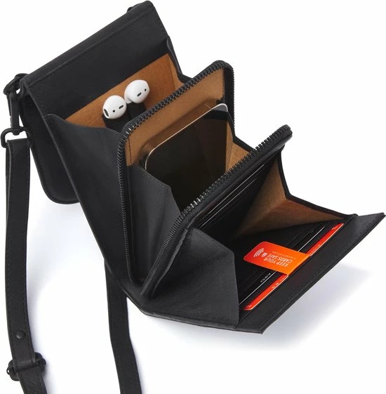 Goedkoop π€© DR Amsterdam Schoudertas / Portemonnee - Tampa - Black π 5 Goedkoop π€© DR Amsterdam Schoudertas / Portemonnee - Tampa - Black π - Afbeelding 3