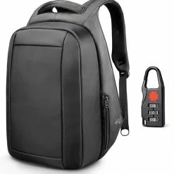 Goedkoopste 👍 Merkloos Rugzak Zwart - Dames 🎒 Backpack USB - Anti-Diefstal - Waterdicht - Laptop Rugtas - Reistas - Damestas - Innovatief Ontwerp - Modern 😀