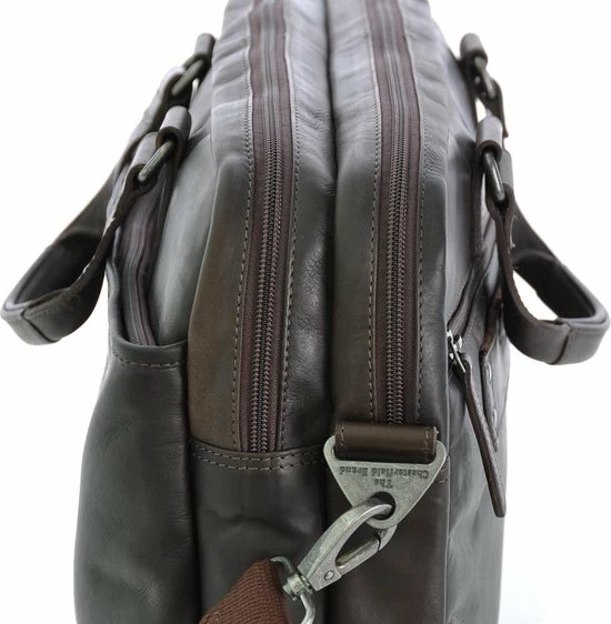 Nieuw ✨ Chesterfield Rob Laptoptas 15" Schoudertas Brown ⭐ 7 Nieuw ✨ Chesterfield Rob Laptoptas 15" Schoudertas Brown ⭐ - Afbeelding 5