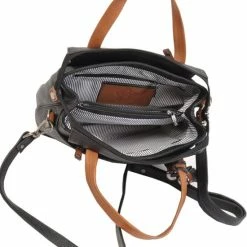 Beste deal ⌛ Berba Medium Schoudertas / Crossbody Tas Dames - Leer - Chamonix - Zwart 🔥 -Tassen-dames Winkel 550x565 3