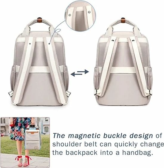 Nieuw β Myhozee Rugzak Voor Dames En Heren, Met Laptop- En Anti-diefstalvak, Waterdichte Schoolrugzak, Voor Universiteit, Reizen, Vrije Tijd En Werk π 6 Nieuw β Myhozee Rugzak Voor Dames En Heren, Met Laptop- En Anti-diefstalvak, Waterdichte Schoolrugzak, Voor Universiteit, Reizen, Vrije Tijd En Werk π - Afbeelding 4