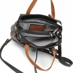 Beste deal ⌛ Berba Medium Schoudertas / Crossbody Tas Dames - Leer - Chamonix - Zwart 🔥 -Tassen-dames Winkel 550x566 2