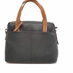 Beste deal ⌛ Berba Medium Schoudertas / Crossbody Tas Dames - Leer - Chamonix - Zwart 🔥 -Tassen-dames Winkel 550x566 3