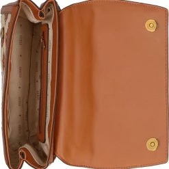 Begroting 🎁 GUESS Katey Dames Schoudertas Kunstleer;Textiel - Cognac 💯 -Tassen-dames Winkel 550x569