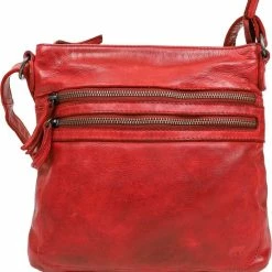 Top 10 🛒 Bear Design Luna Leren Schoudertas - Rood ✔️
