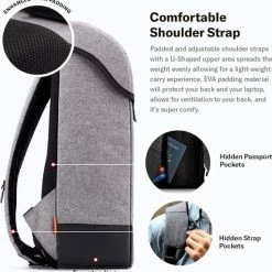 Coupon ✔️ Hustlepack Rugzak - Solgaard Rugzak - Vintage Style 🎒 Backpack - STEALTH Model - Gepatenteerde Anti-diefstal Rugzak - Laptop Vakje - USB Oplader ⭐ -Tassen-dames Winkel 550x569 7