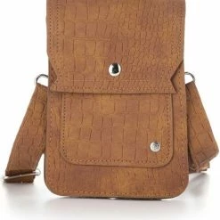 Beste deal 🎁 Michelle Bags And Accessoiries Telefoon/Festivaltasje - Crossbodytas - Camel 🤩