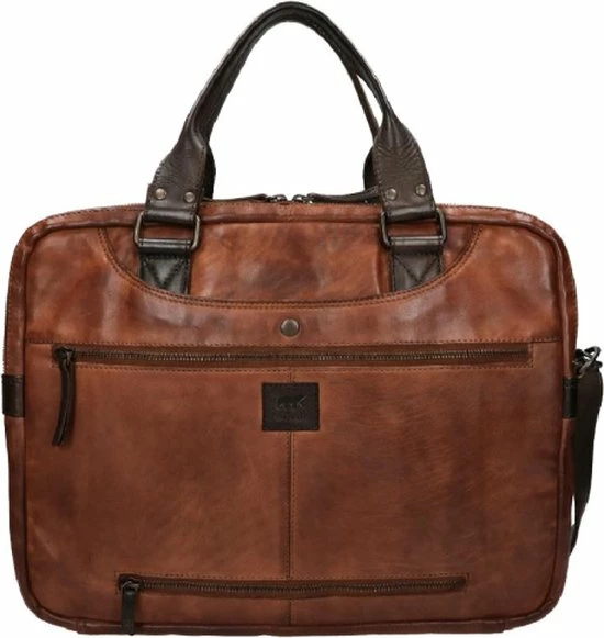 Beste deal 😀 Bear Design Leandro Leren Laptoptas - 15 Inch - Cognac / Bruin ❤️ 18 Beste deal 😀 Bear Design Leandro Leren Laptoptas - 15 Inch - Cognac / Bruin ❤️ - Afbeelding 16