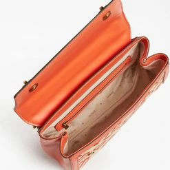 Begroting 🎁 GUESS Katey Dames Schoudertas Kunstleer;Textiel - Cognac 💯 -Tassen-dames Winkel 550x583 2