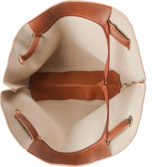 Gloednieuw π Hobby Fans Luxe Handtas/Schoudertas Dames - Met Stevig Hengsel, Rits En Extra Portomonneetje - Tassen - Schoudertassen/Handtassen Vrouw - Van Hoogwaardig PU Leer - Werktas - Bruin 50x30x16cm π 4 Gloednieuw π Hobby Fans Luxe Handtas/Schoudertas Dames - Met Stevig Hengsel, Rits En Extra Portomonneetje - Tassen - Schoudertassen/Handtassen Vrouw - Van Hoogwaardig PU Leer - Werktas - Bruin 50x30x16cm π - Afbeelding 2