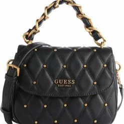 Beste Pirce ✔️ Guess Triana Flap Shoulder Bag Dames Schoudertas - Ivory 🌟 -Tassen-dames Winkel 550x590 3