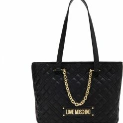 Begroting 😍 Love Moschino Dames Schoudertassen Quilted Bag 4004 - Zwart 🤩