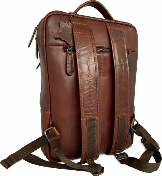 Kopen 👍 Louis Wallis Rugtas Heren Met Laptopvak 13.3 Inch Laptoptas Heren Leer Bruin Cognac - Rugzak Met Laptopvak - Zeer Luxe Uitgevoerd 🤩 5 Kopen 👍 Louis Wallis Rugtas Heren Met Laptopvak 13.3 Inch Laptoptas Heren Leer Bruin Cognac - Rugzak Met Laptopvak - Zeer Luxe Uitgevoerd 🤩 - Afbeelding 3