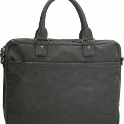 Beste Pirce 🎁 Enrico Benetti Madrid 54558 Businesstas Schoudertas Kunstleer 15 Inch - Zwart ✨