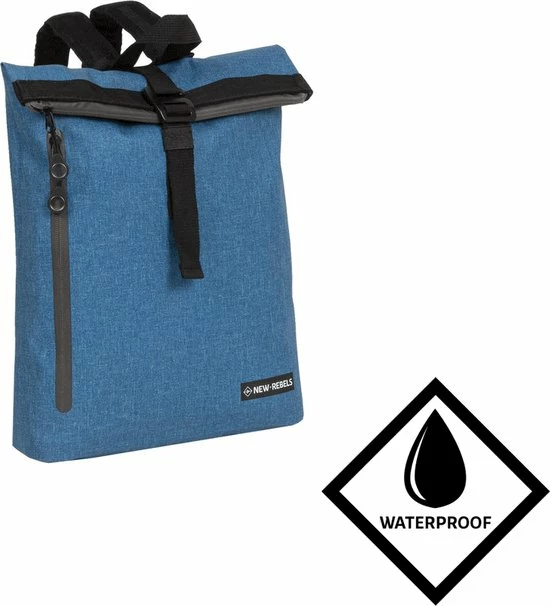 Goedkoopste ๐ New Rebels® Vepo - Rugtas - Blauw - Waterbestendig - Roll-top - 87 - 7L - 19x20x4cm - Rugzak / ๐ Backpack ๐ 11 Goedkoopste ๐ New Rebels® Vepo - Rugtas - Blauw - Waterbestendig - Roll-top - 87 - 7L - 19x20x4cm - Rugzak / ๐ Backpack ๐ - Afbeelding 9