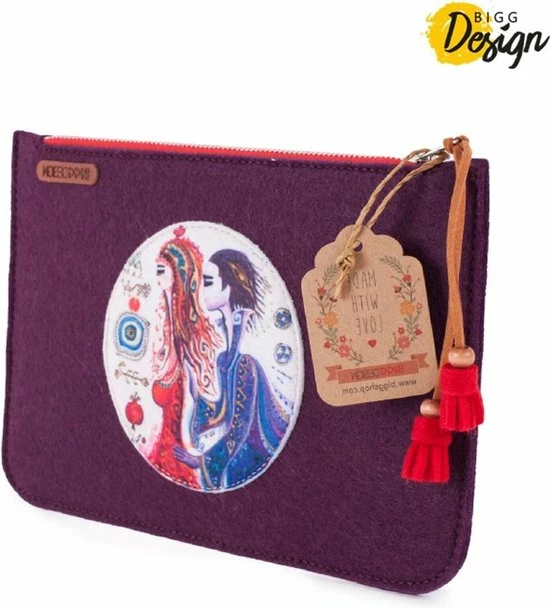 Hete verkoop π₯° BiggDesign Boze Oog Clutch Dames - Handtas - Handtasje - Portemonnee Dames- 24 Cm - Paars π 17 Hete verkoop π₯° BiggDesign Boze Oog Clutch Dames - Handtas - Handtasje - Portemonnee Dames- 24 Cm - Paars π - Afbeelding 15