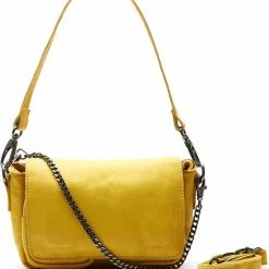Tassen-dames Winkel 26 Beste recensies van 👍 Chabo Bags & More Chabo Bags - Oslo Bag - Schoudertas - Crossover - Leer - Geel 🔥