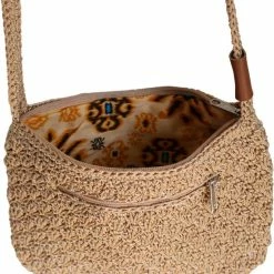 Nieuw 😀 BAYUXX Bags Bali - Gehaakte Tas - Model Pina Go Bali - Handmade In Bali - Dames - Cross Body - Beige - Duurzaam ✨ -Tassen-dames Winkel 550x621 2