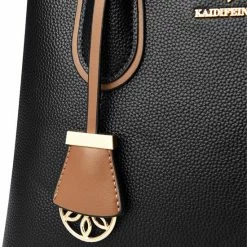 Promo ✨ N3 Collecties Schoudertassen Met Grote Capaciteit Voor Dames Handtassen- Zwart 😀 -Tassen-dames Winkel 550x624 3