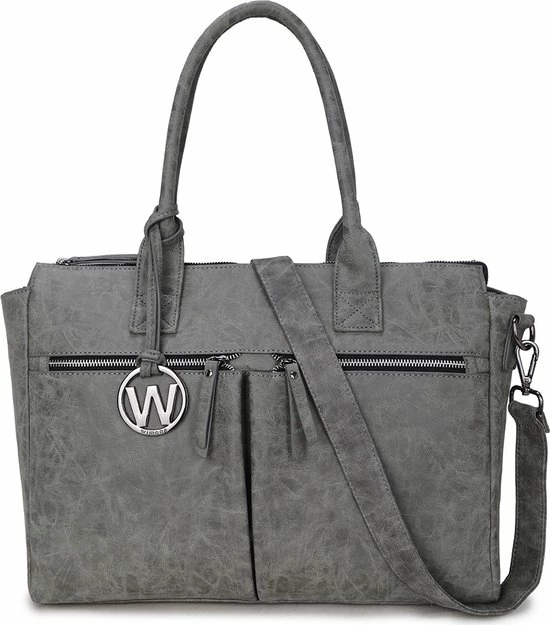 Korting π₯° Wimona Catarina 2030 Schoudertas / Laptoptas - Grijs π 3 Korting π₯° Wimona Catarina 2030 Schoudertas / Laptoptas - Grijs π