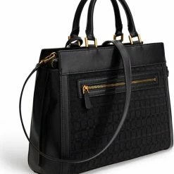 Goedkoop ❤️ Guess Hand- En Schoudertas Black STUK 😉