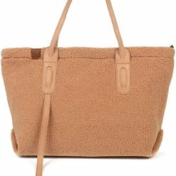 Promo 😉 I'm Dutch Camel Teddy Schoudertas / Shopper Mindat 😀 -Tassen-dames Winkel 550x632 6