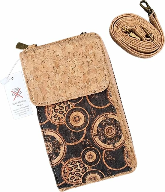 Goedkoopste π Geen Merk Aanduiding VIQRI - Compact Telefoontasje - Dames Portemonnee Tas - RFID Anti Skim - Dames Tas - Portemonnee - Leer - Kurk - Dames - Cadeau - Bruin - Zwart - Print - Metaal - Crossbody π 3 Goedkoopste π Geen Merk Aanduiding VIQRI - Compact Telefoontasje - Dames Portemonnee Tas - RFID Anti Skim - Dames Tas - Portemonnee - Leer - Kurk - Dames - Cadeau - Bruin - Zwart - Print - Metaal - Crossbody π