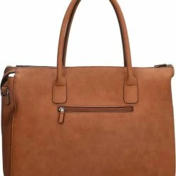 Gloednieuw 🤩 Charm London Bromley Handtas / Laptoptas - 15 Inch - Cognac 😀 -Tassen-dames Winkel 550x641 8