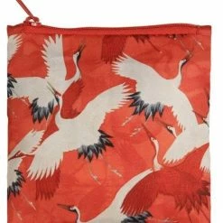 Kopen ⭐ LOQI 👩 WOMAN'S HAORI White And Red Cranes Bag 😉 -Tassen-dames Winkel 550x645 1