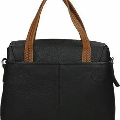 Beste deal ⌛ Berba Medium Schoudertas / Crossbody Tas Dames - Leer - Chamonix - Zwart 🔥 -Tassen-dames Winkel 550x649 3