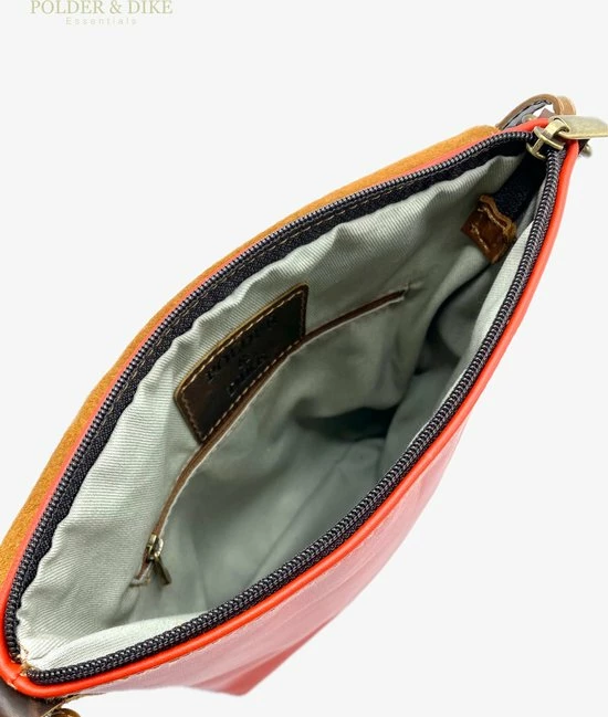 Flash-uitverkoop 🎉 POLDER & DIKE - Schoudertas / Crossbody - FLORENCE - Rood - Scarlet Red - Echt Leer 🥰 7 Flash-uitverkoop 🎉 POLDER & DIKE - Schoudertas / Crossbody - FLORENCE - Rood - Scarlet Red - Echt Leer 🥰 - Afbeelding 5