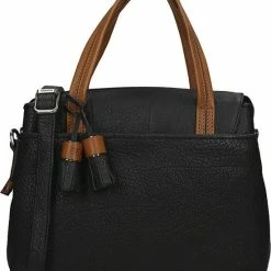 Beste deal ⌛ Berba Medium Schoudertas / Crossbody Tas Dames - Leer - Chamonix - Zwart 🔥 -Tassen-dames Winkel 550x651 5