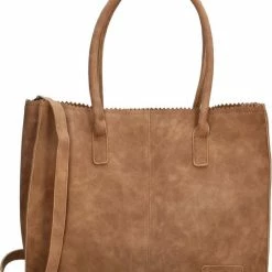 Uitgang 🥰 Zebra Trends Shopper - Camel ⌛ -Tassen-dames Winkel 550x655 2