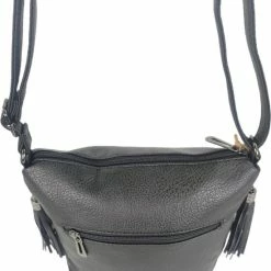 Nieuw 😉 Flora & Co Crossbodytas Met Extra Handige Zijvakjes Met Rits Zwart 🛒 -Tassen-dames Winkel 550x660 1