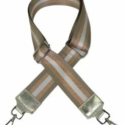 Begroting ⌛ Qischa® Bag Strap - Tassenriem - Schouderband - Schouderriem - Tassen Riem - Tas Hengsel - Verstelbare Riem - Mokka, Bruin, Wit ⭐