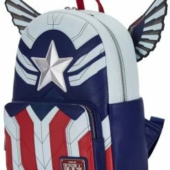 Promo ✨ Loungefly MARVEL - FALCON CAPTAIN AMERICA - COSPLAY MINI 🎒 BACKPACK 🥰 -Tassen-dames Winkel 550x663