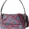 Begroting 🔥 Oilily Helena Paisley M Flat Shoulder Bag Port 🎁 -Tassen-dames Winkel 550x667 3